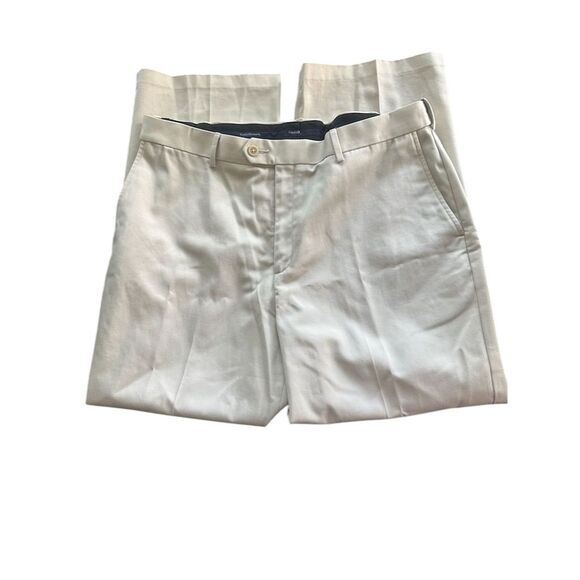 Croft & Barrow Other - Croft & Barrow Men's Beige Dress Pants Size 38x29 Flat Front Classic Fit